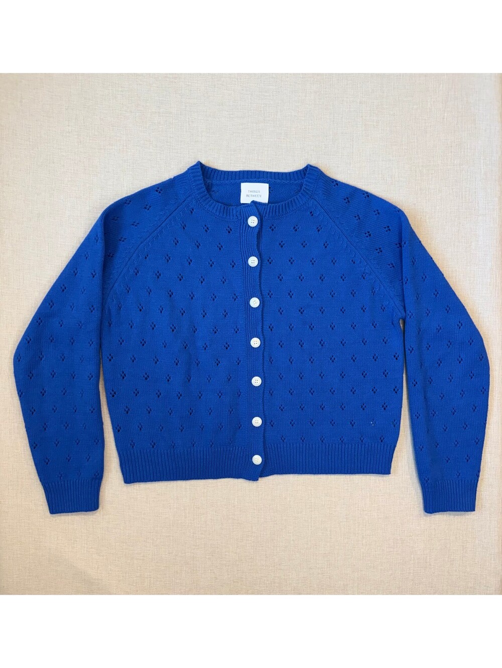 Things Between Dara Cardigan - Size Small, Royal Blue